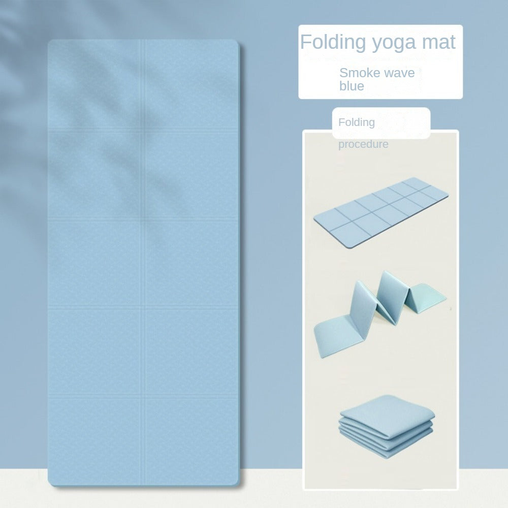 Premium Foldable Yoga Mat – Eco-Friendly TPE Fitness Mat – Double-Sided Non-Slip Design – Portable & Lightweight Travel