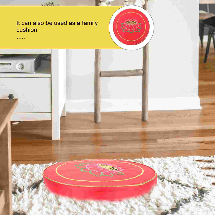 Premium Floor Cushion for Meditation & Yoga – Comfortable Tatami Mat Seat Pad – Soft Pearl Wool & Cloth Material – Perfect for