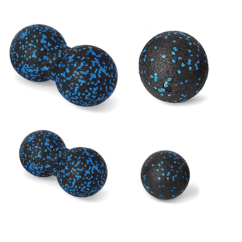 Premium EPP Fascia Massage Foam Rollers & Fitness Balls Set for Deep Tissue, Trigger Point Relief, Muscle Recovery, Yoga