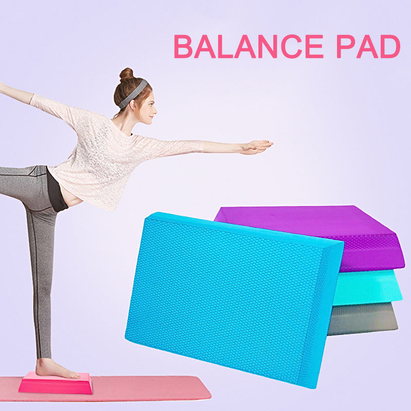 Premium TPE Balance Pad Yoga Mat - Non-Slip Stability Cushion for Exercise, Physical Therapy & Injury Prevention, Lightweight