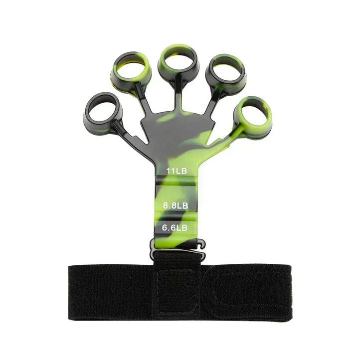 Premium Finger Strengthener & Hand Exerciser - 5 Resistance Levels for Grip, Finger, and Wrist Training - Durable Silicone