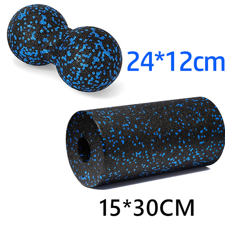 Premium EPP Fascia Massage Foam Rollers & Fitness Balls Set for Deep Tissue, Trigger Point Relief, Muscle Recovery, Yoga Column, and Core Strengthening, High-Density Lacrosse Balls for Back, Neck & Leg Soreness - StrengthXPhysiotherapy
