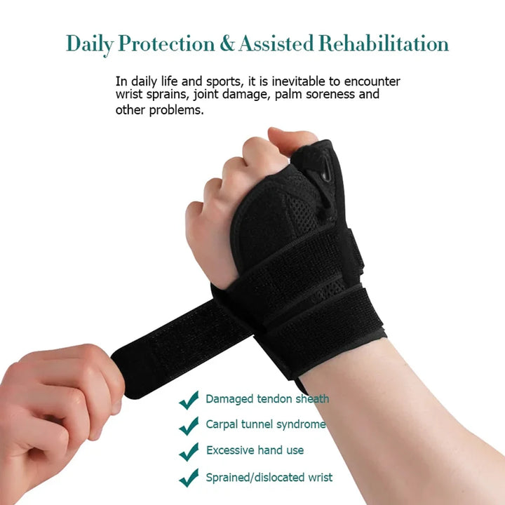 Premium Thumb Support Brace – CMC Joint Stabilizer Orthosis Spica Splint for Arthritis, Osteoarthritis, Tendonitis & Pain